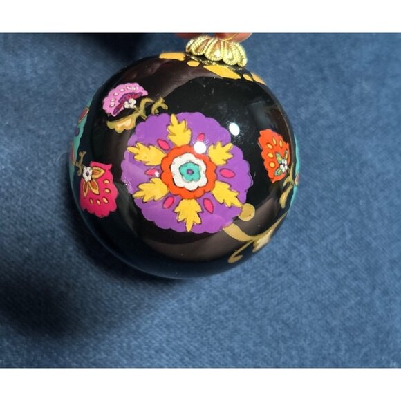 Ornament Vera Bradley Christmas Symphony in Hue 2009 Floral No Box retired - Picture 3 of 3